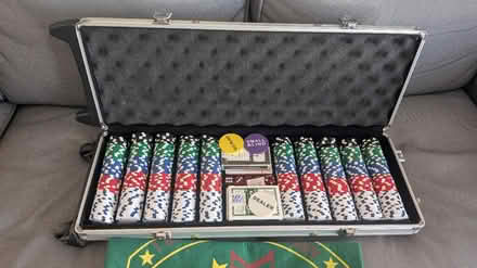 Photo of free Poker set in aluminium case (Haywards heath, wivelsfield rd) #1