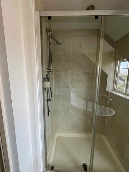Photo of free Sliding shower door, tray & shower - can separate (Alderley Edge SK9) #1