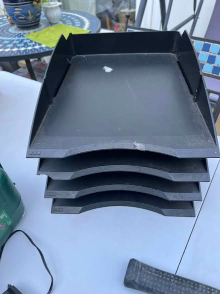 Photo of free Filing trays for desk with 4 trays (Canary Wharf, London E14) #1