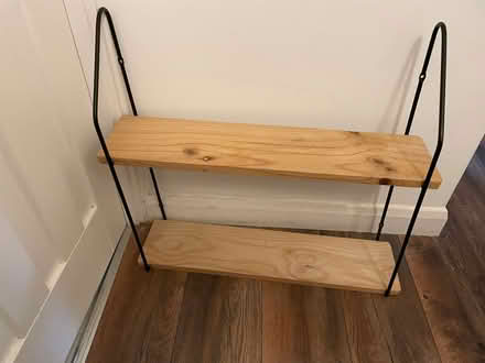 Photo of free Set of two display shelves (Highbury New Park N5) #1