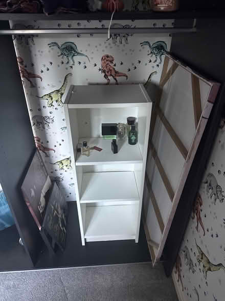 Photo of free White shelving unit (B37 6DN) #1