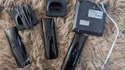 Photo of free Panasonic 3 cordless phone/answerphone set (Crownhill MK8) #3