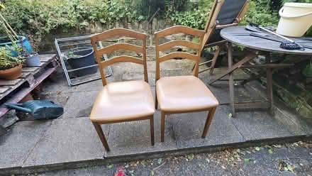 Photo of free Dining chairs x2 (Belper DE56) #3