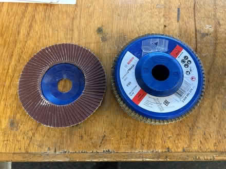 Photo of free 125mm 40 grit flap wheels (Howhlill Quarries HG3) #1