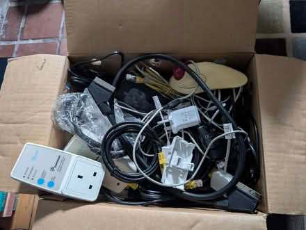 Photo of free Box of cables, chargers and other IT items (Donnington Bridge OX4) #1