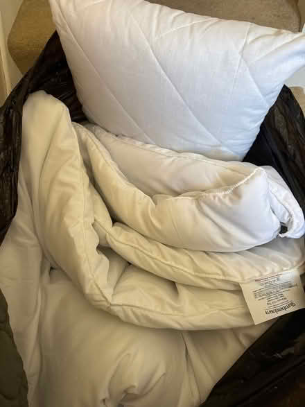 Photo of free Double duvet and 1 pillow (Eastbourne BN22) #1
