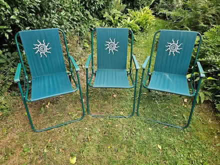 Photo of free Three Folding Garden Chairs (Pentraeth LL75) #1