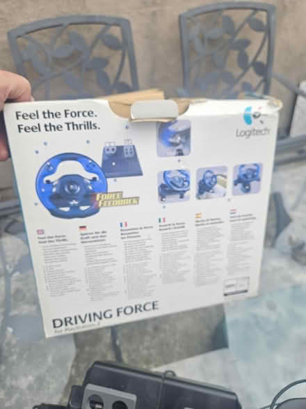 Photo of free PS2 steering wheel (Holywell CH8) #2