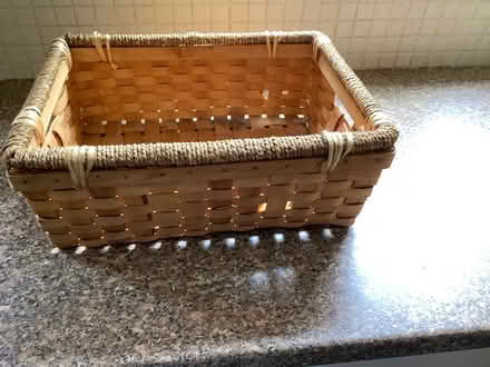 Photo of free Wicker basket (Oaks Cross SG2) #1
