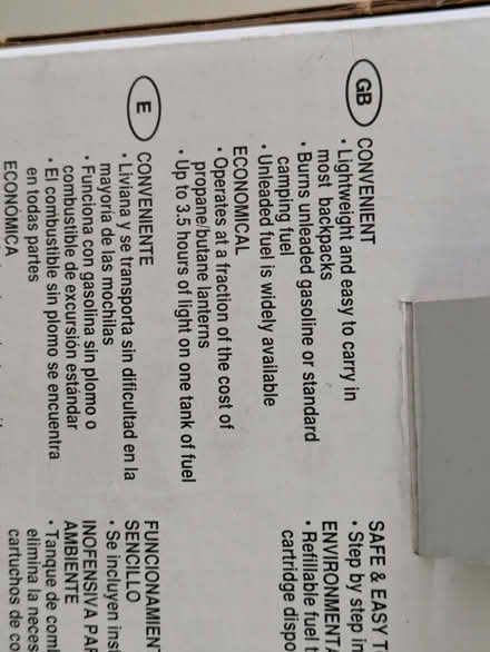 Photo of free Coleman compact lantern (Woodley RG5) #2