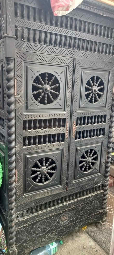 Photo of free Tall heavy antique cupboard (West sussex) #1