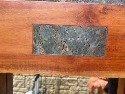 Photo of free Mirror in hardwood frame. (Bloomfield) #3