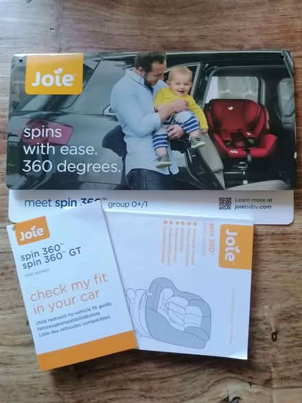Photo of free Joie spin 360 instruction manual (Uckfield TN22) #1