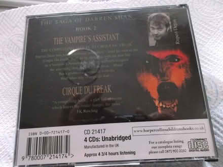 Photo of free Darren shan audio bk (Bournes Green SS2) #3