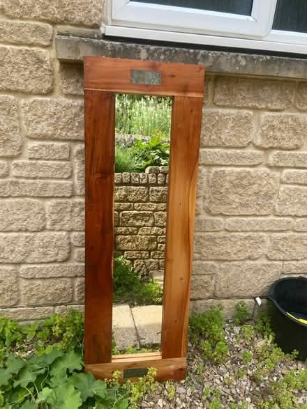 Photo of free Mirror in hardwood frame. (Bloomfield) #1