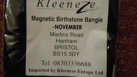 Photo of free lock seals, shoe pad, magnet bangle (langport) #4