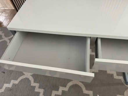 Photo of free White Desk with 2 drawers (Bromsgrove, Hilltops B61) #4