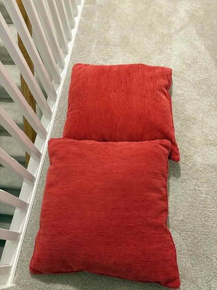 Photo of free Red cushions (Glastonbury, BA6) #1