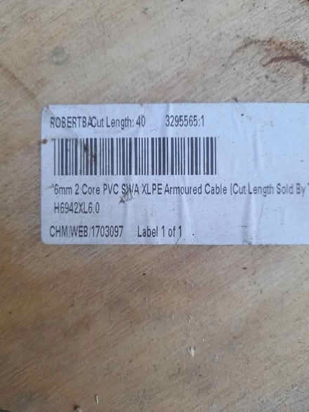 Photo of free Armoured Cable (Little Kingshill HP16) #1