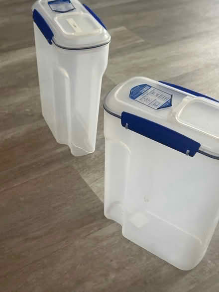 Photo of free 2 large containers and misc cups (Homestead and Hollenbeck) #1