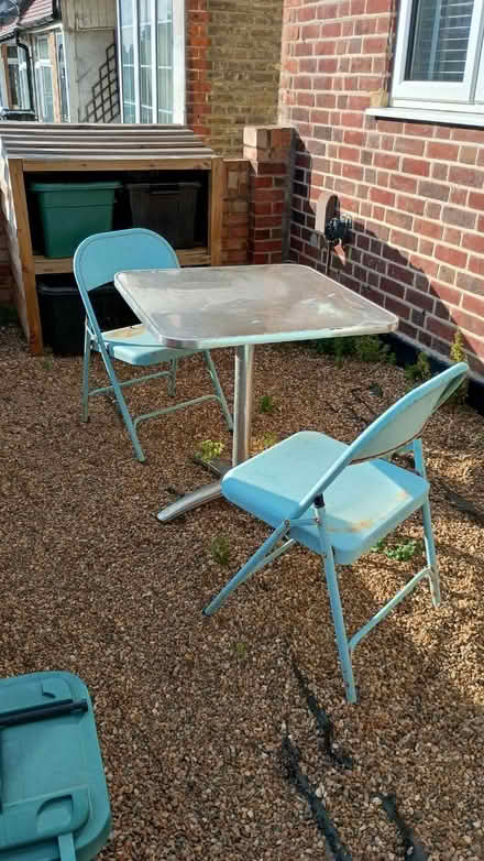 Photo of free Table and 2 chairs (Br7) #2