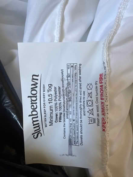 Photo of free Double duvet and 1 pillow (Eastbourne BN22) #2