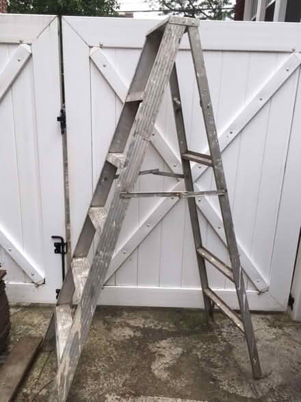 Photo of free 6foot A-frame aluminum ladder (Bronx) #1