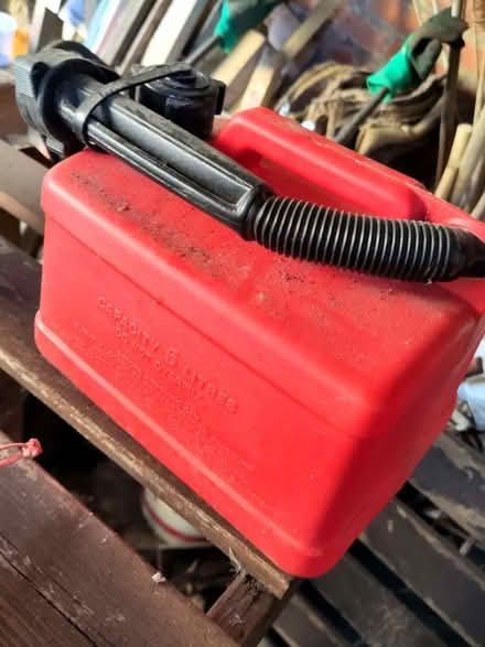 Photo of free Car tyre and petrol can (Rothbury NE65) #1