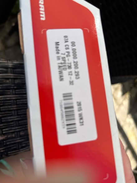 Photo of free 7 speed bike cassette (RH13) #1