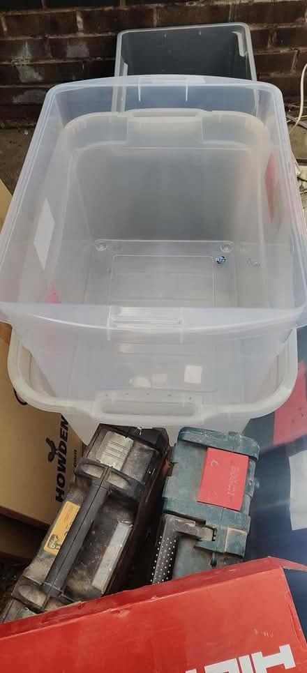 Photo of free Plastic storage boxes, various (B31) #2