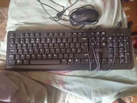 Photo of free USB keyboard and mouse. (Woodmancote GL11) #1