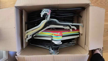 Photo of free Bagful of hangers (Claverton) #1