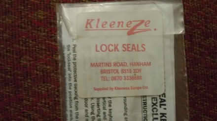 Photo of free lock seals, shoe pad, magnet bangle (langport) #1