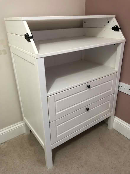 Photo of free Baby's drawers, with shelf, and baby changing surface (Middle Aston OX25) #1