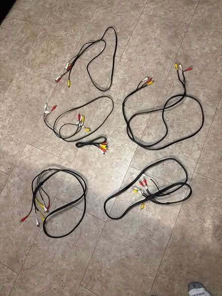 Photo of free RCA Composite Cables x 6 (Hopewell Junction) #1