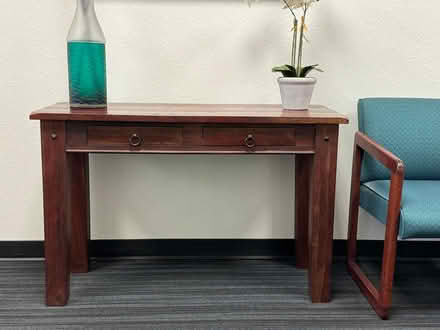 Photo of free Beautiful End Tables & Console (Fountain Vly, Heil & Bushard) #1