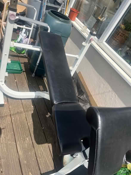 Photo of free Weight bench with rack (Gravesend DA12) #1