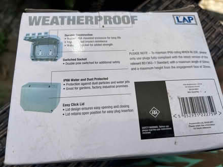 Photo of free IP66 waterproof socket (RH13) #2