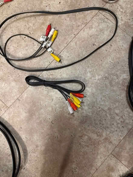 Photo of free RCA Composite Cables x 6 (Hopewell Junction) #3