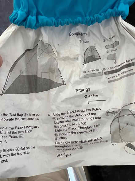 Photo of free Sun shelter tent (Oxford-Freegle CGA OX4) #2