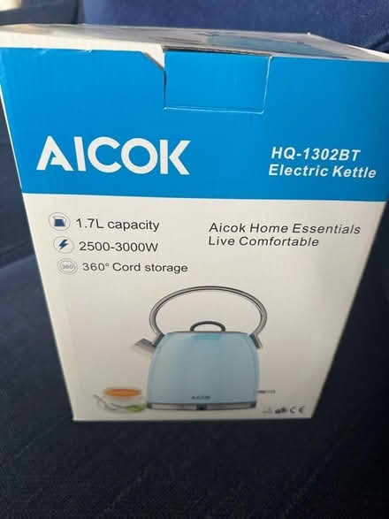 Photo of free Blue Kettle - used once (Carshalton SM6) #1