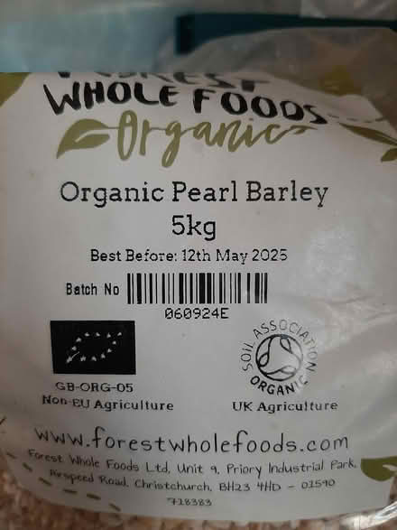 Photo of free Organic Pearl Barley (Birmingham B19) #2
