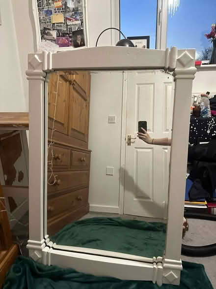 Photo of free Painted wooden mirror (Cheshunt EN8) #1