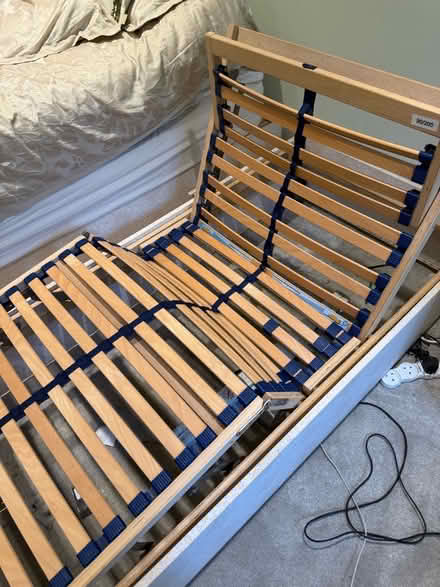 Photo of free Two fully electric single beds in great condition (Warden Hill GL51) #2