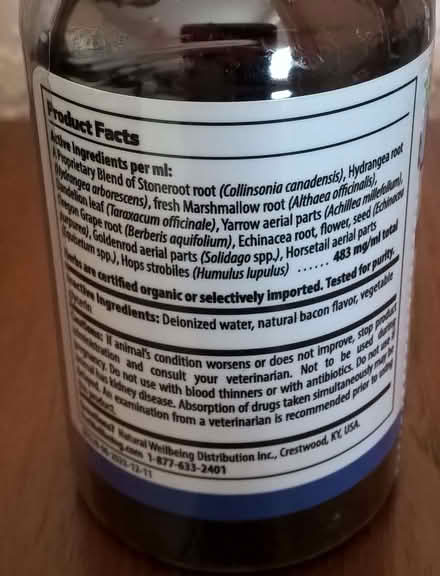 Photo of free Urinary gold drops for cats + dogs (Clayton West HD8) #3