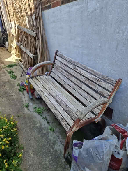 Photo of free Very old garden bench (Eastbourne BN21) #1