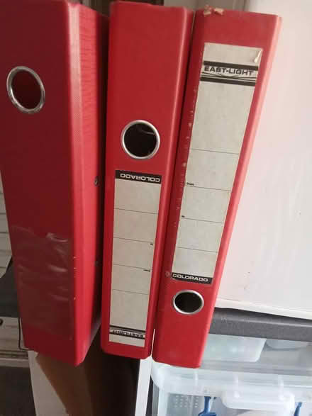 Photo of free A4 ring and lever arch files (Bradford BD14) #1
