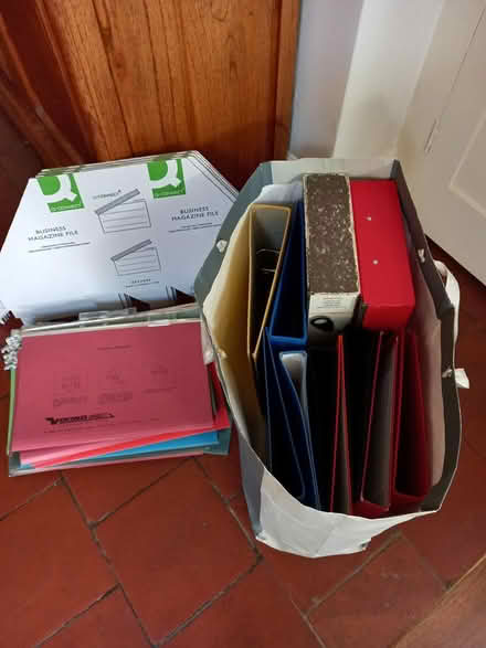 Photo of free Ring-binders and suspension files (Nunney Road, Frome) #1