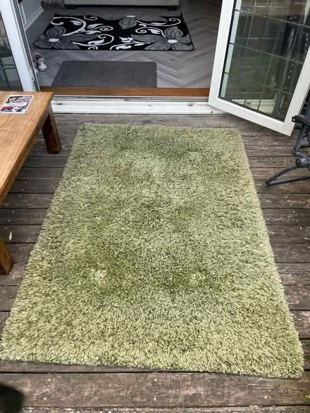 Photo of free Pale green rug (Leigh on sea SS9) #1