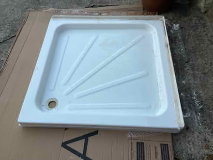 Photo of free Very solid (metal) 90 cm shower base (Cawton YO62) #1